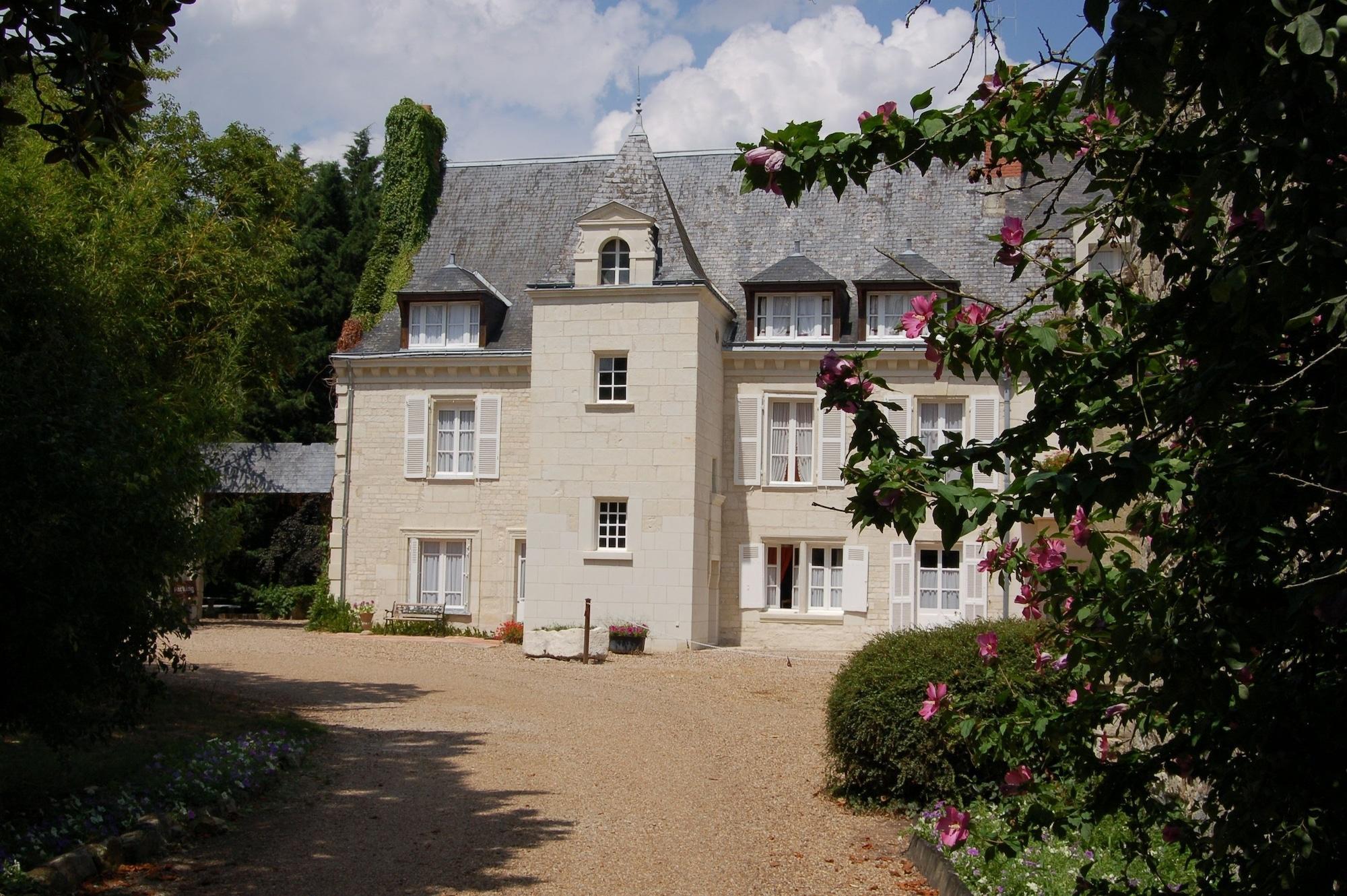 Logis Manoir De La Giraudiere Beaumont-en-Véron Eksteriør bilde