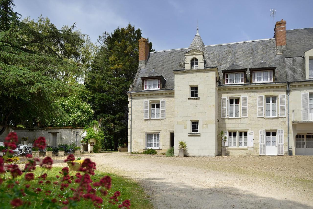 Logis Manoir De La Giraudiere Beaumont-en-Véron Eksteriør bilde